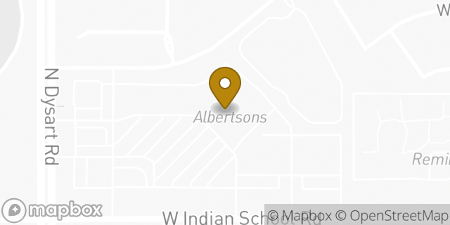 Map showing the location of Albertsons in Litchfield Park, AZ 85340
