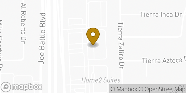 Map showing the location of La Quinta Inn & Suites in El Paso, TX 79938
