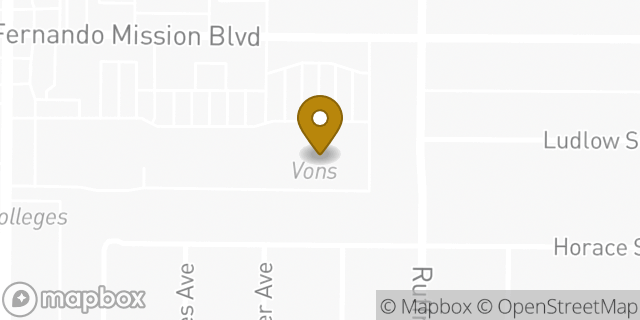 Map showing the location of Coinme in Granada Hills, CA 91344