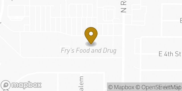 Map showing the location of ATM Fry's in Mesa, AZ 85215