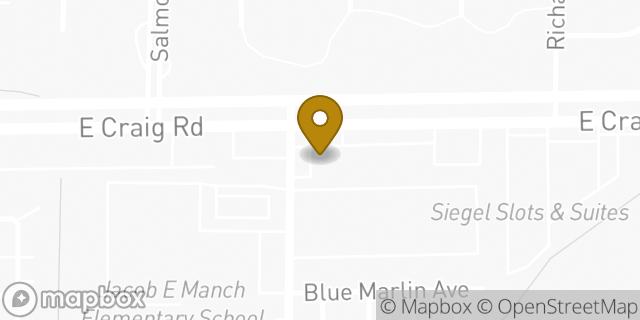 Map showing the location of Subway in Las Vegas, NV 89115