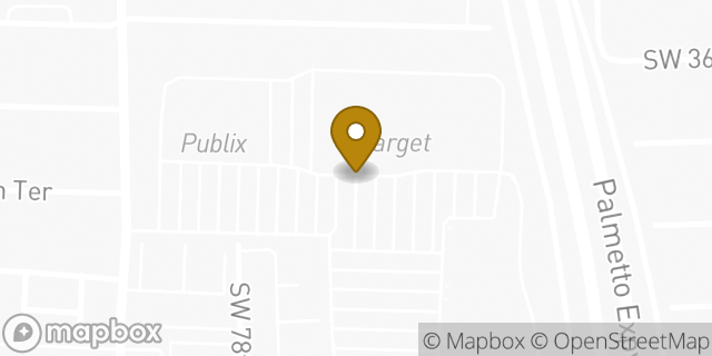 Map showing the location of Target in Miami, FL 33155