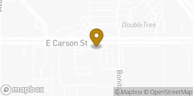 Map showing the location of Subway in Carson, CA 90745