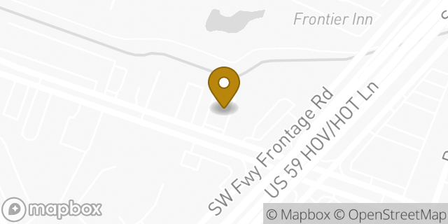 Map showing the location of McDonald's in Houston, TX 77099