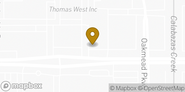 Map showing the location of Reproductive Endocrinology and Infertility Clinic in Sunnyvale, CA 94085