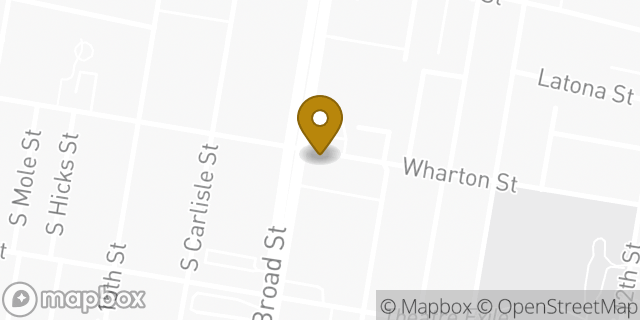 Map showing the location of The UPS Store in Philadelphia, PA 19146