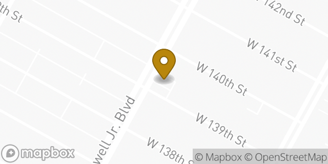Map showing the location of McDonald's in New York, NY 10030