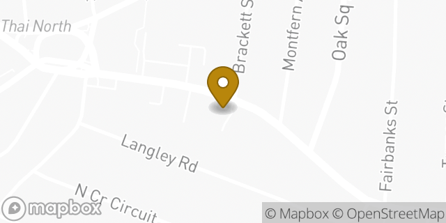 Map showing the location of Amazon Locker - Dancer in Brighton, MA 02135
