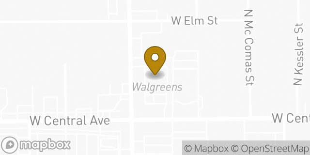 Map showing the location of ATM Walgreens in Wichita, KS