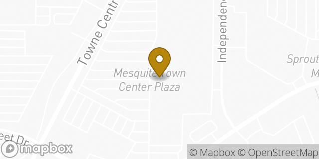 Map showing the location of Amazon Locker - Averina in Mesquite, TX 75150