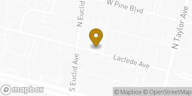 Map showing the location of The UPS Store in St Louis, MO 63108