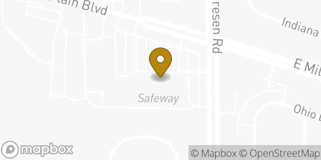 Map showing the location of Starbucks in Vancouver, WA 98661