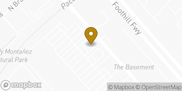 Map showing the location of McDonald's in Sylmar, CA 91342