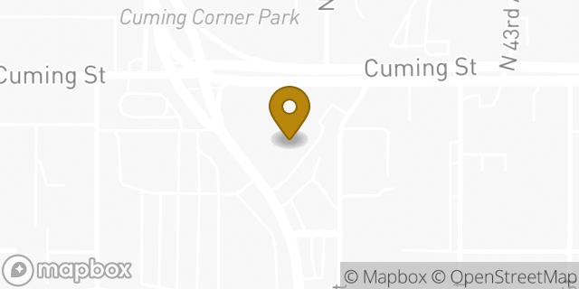 Map showing the location of AutoZone in Omaha, NE 68132