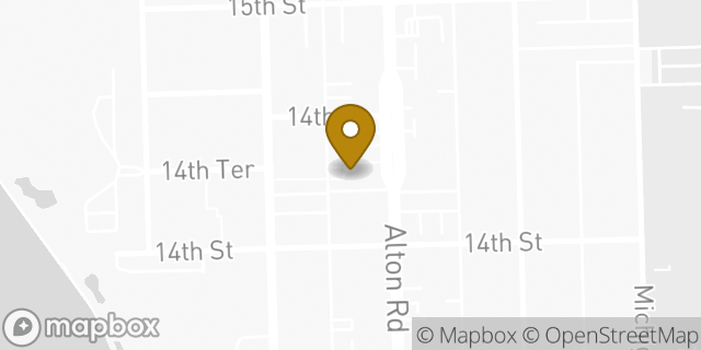 Map showing the location of Bank of America ATM in Miami Beach, FL 33139