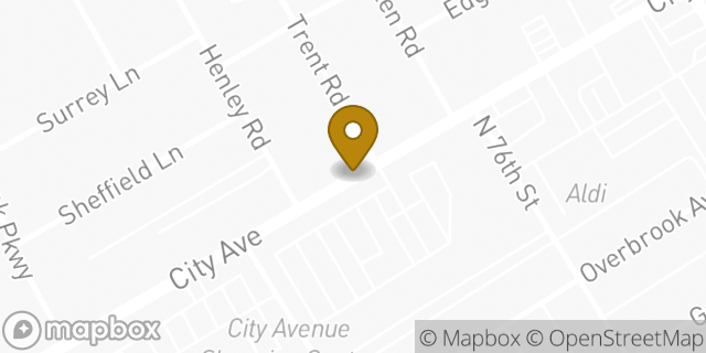 Map showing the location of Aldi in Philadelphia, PA 19151