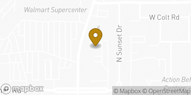 Map showing the location of Sprouts Farmers Market in Chandler, AZ 85225