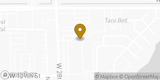 Map showing the location of Coinme in Hialeah, FL 33016