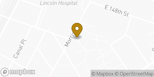 Map showing the location of Amazon Locker - Shed in Bronx, NY 10451