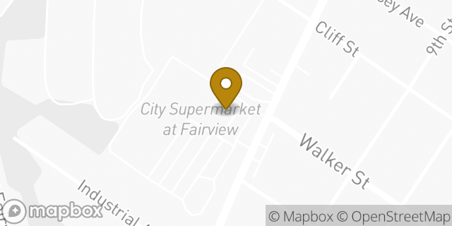 Map showing the location of AutoZone in Fairview, NJ 07022