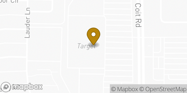 Map showing the location of Target in Dallas, TX 75248
