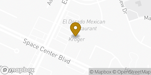 Map showing the location of Starbucks in Houston, TX 77062