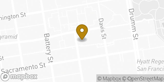 Map showing the location of Chase Bank in San Francisco, CA 94111