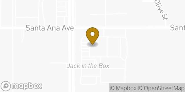 Map showing the location of Amazon Locker - Uday in Bloomington, CA 92316