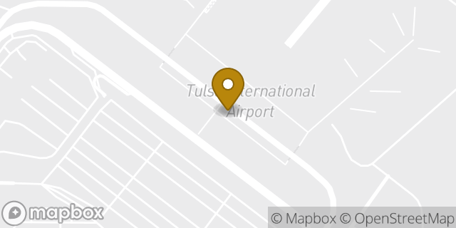 Map showing the location of National Car Rental in Tulsa, OK 74115