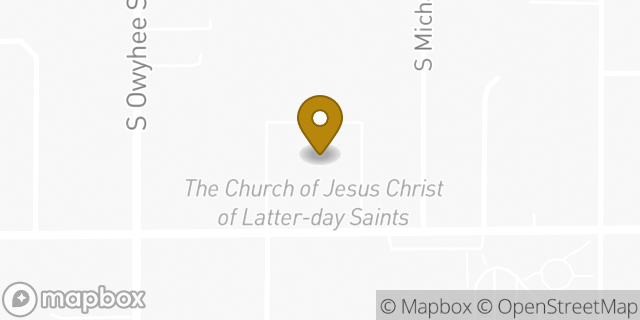 Map showing the location of The Church of Jesus Christ of Latter-day Saints in Boise, ID 83705