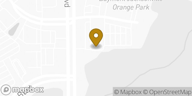 Map showing the location of Starbucks in Jacksonville, FL 32244
