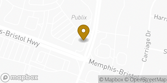 Map showing the location of Amazon Locker - Surge in Nashville, TN 37221