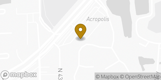 Map showing the location of Amazon Locker - Cello in Tampa, FL 33613