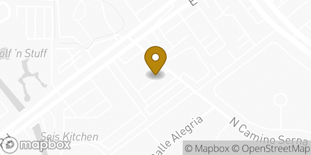 Map showing the location of CubeSmart Self Storage in Tucson, AZ 85715