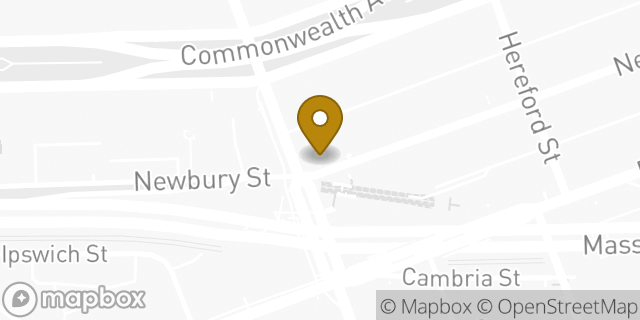 Map showing the location of Planet Fitness in Boston, MA 02115