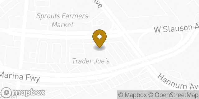 Map showing the location of Starbucks in Culver City, CA 90230