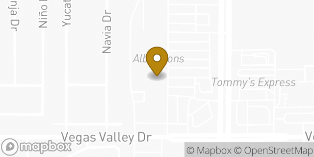 Map showing the location of CVS Photo in Las Vegas, NV 89121