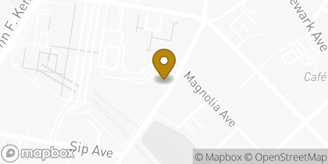 Map showing the location of Dunkin' in Jersey City, NJ 07306