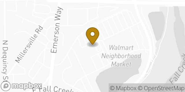 Map showing the location of Subway in Indianapolis, IN 46226
