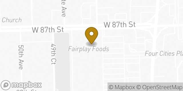 Map showing the location of Coinme in Oak Lawn, IL 60453