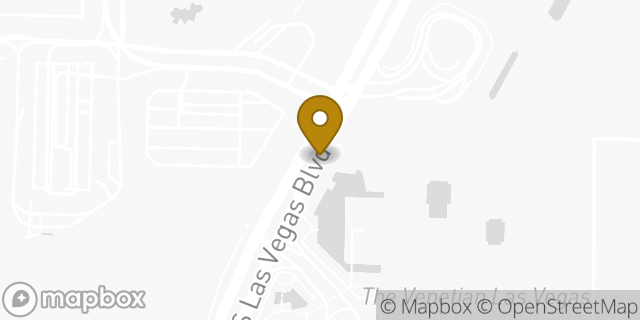 Map showing the location of Las Vegas - The Venetian IHG in Las Vegas, NV 89109