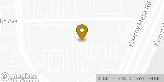 Map showing the location of The UPS Store in San Diego, CA 92111