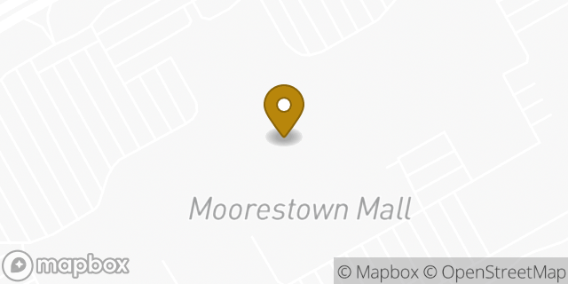 Map showing the location of Planet Fitness in Moorestown, NJ 08057