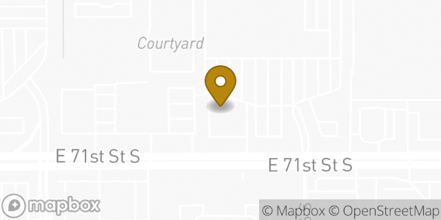 Map showing the location of LongHorn Steakhouse in Tulsa, OK 74133