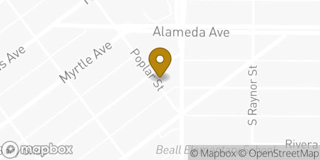 Map showing the location of American Legion Post 832 in El Paso, TX 79901