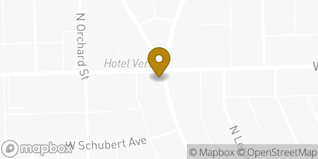 Map showing the location of Starbucks in Chicago, IL 60614