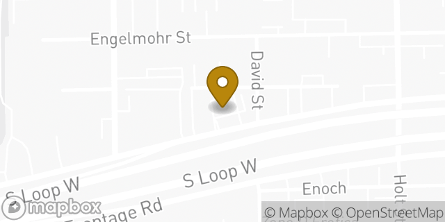 Map showing the location of Enterprise Rent-A-Car in Houston, TX 77054