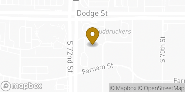 Map showing the location of Chipotle Mexican Grill in Omaha, NE 68114