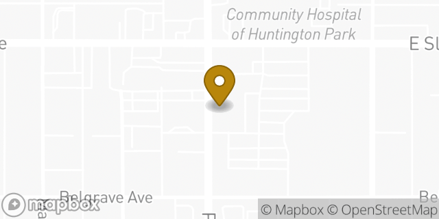 Map showing the location of The UPS Store in Huntington Park, CA 90255