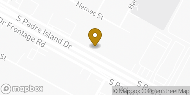 Map showing the location of The UPS Store in Corpus Christi, TX 78415